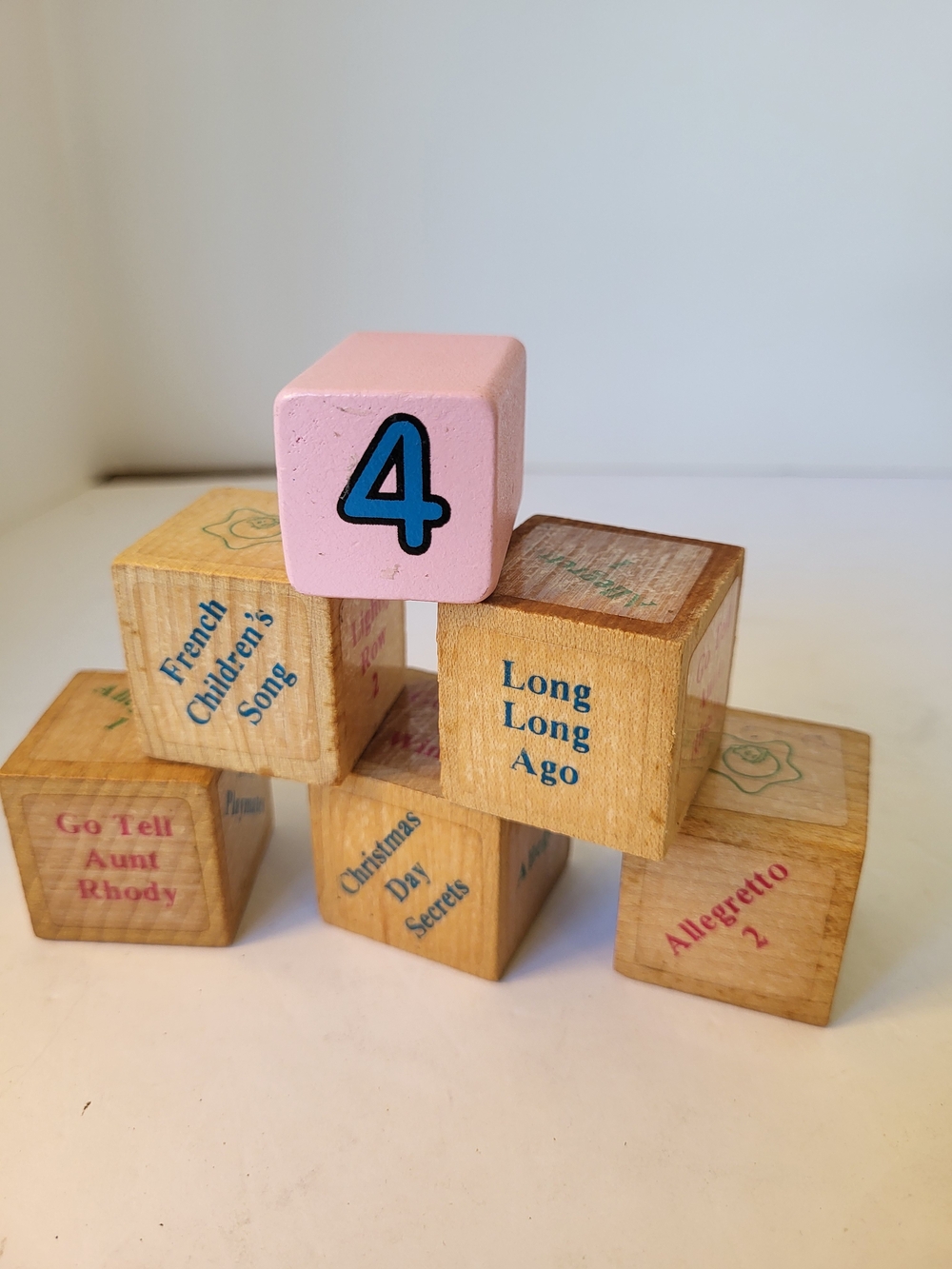 Lot Of 6 Suzuki Violin Wood Review Practice Dice